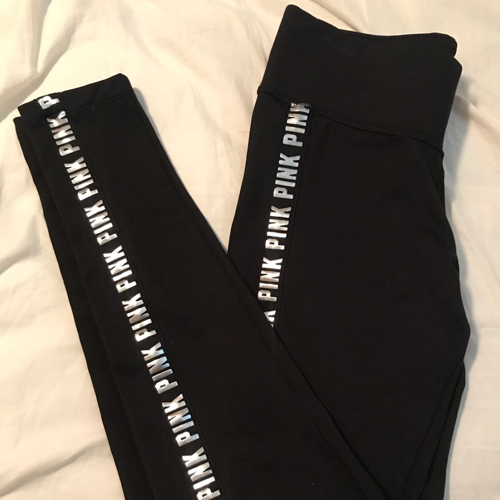 PINK fleece lined leggings